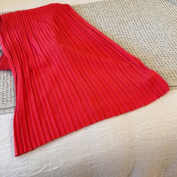 MICHAEL KORS Ribbed Knit Tank Dress in Red Coral sz M EUC - Picture 12 of 15